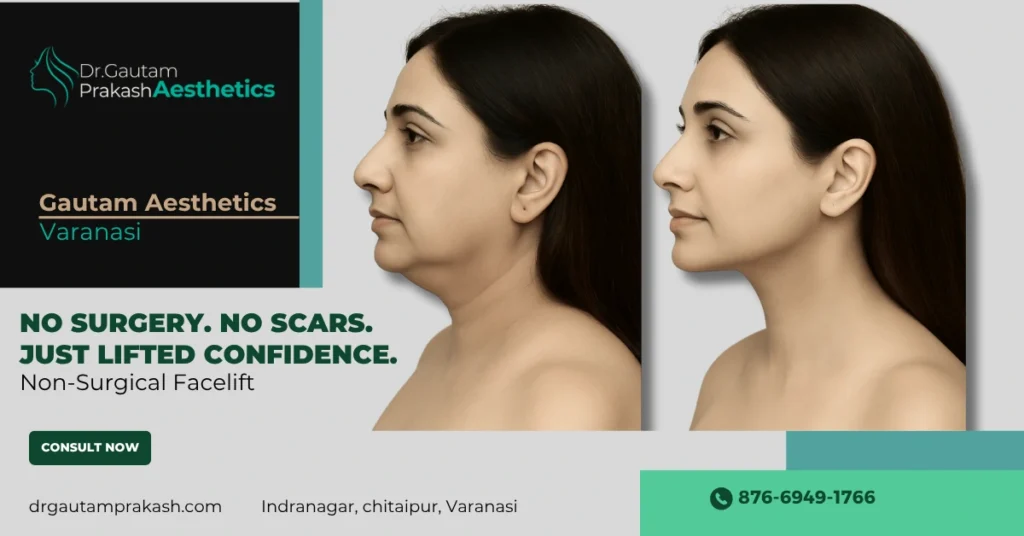 Non Surgical Face Lift in Varanasi – Dr. Gautam Prakash | Restore Youth Without Surgery