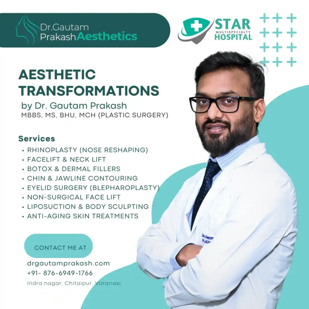 Aesthetic Surgeon in Varanasi – Transform Your Look with Dr. Gautam Prakash at Star Hospital