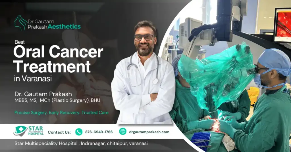 Best Oral Cancer Hospital in Varanasi – Advanced Oral Cancer Surgery by Dr. Gautam Prakash