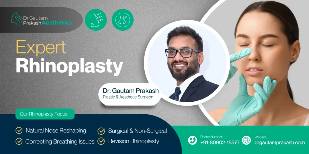 Rhinoplasty in Varanasi: Cost, Recovery, and Choosing the Best Nose Surgeon (Dr. Gautam Prakash)