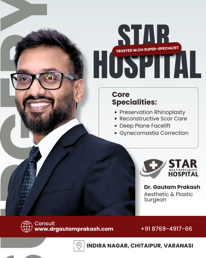 Banaras Plastic Surgery Hospital Options: Dr. Gautam Prakash at Star Hospital